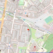 Neuwertig: RÜ-Bogen Essen-Rüttenscheid 3 R, KDB, Balkon, Tiefgarage - Lageplan