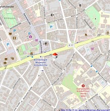 Verkehrsgünstige 2-Zimmer-Wohnung in Herne City WBS - Lageplan