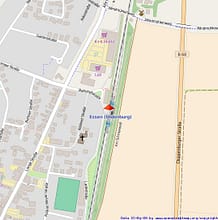 schöne & helle 2 Zimmer Wohnung mit Balkon und Gartennutzung in kleinem gepflegtem Haus - Lageplan