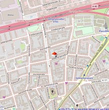 2-Zimmer-Wohnung mit Balkon und großem modernem Bad in Holsterhausen - Lageplan