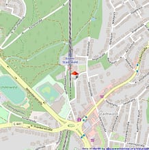 ♿ Barrierefreies Appartement in gepflegter Anlage am Stadtwaldplatz // 410 - Lageplan