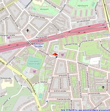 helle und moderne 1.5 Zimmer Wohnung mit Balkon, zentral in Holsterhausen - Lageplan