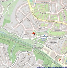 4-Zimmer-Altbauwohnung mit Blick ins grüne Mühlenbachtal – UKE - Lageplan