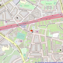 helle 1.5 Zimmer Wohnung mit Balkon, zentral in Holsterhausen - Lageplan