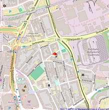 Garage im Hinterhof im Ostviertel - Lageplan