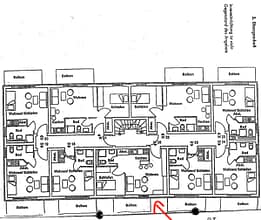 2-Zimmer-Appartment in gepflegter Anlage - Grundriss 2. OG