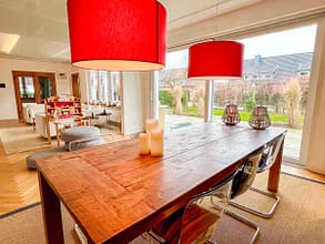 Familienglück - Bestlage in Dorsten - Esstisch mit Blick auf Terrasse