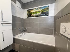 Terrassenwohnung mit Garten – Ihr Rückzugsort in Bredeney - Badezimmer