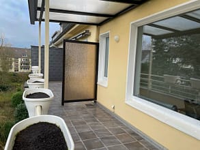 schöne Altbau Wohnung mit 3 luftigen Zimmer im Essener Süden und großem Balkon - Balkon