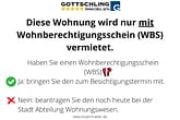 2-Zimmer-Wohnung in Herne City | Wohnberechtigungsschein - WBS Pflicht