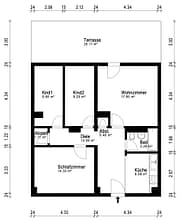 Familienglück mit privatem Garten - Grundriss